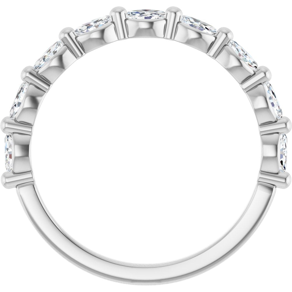 Tulip Half Eternity Band