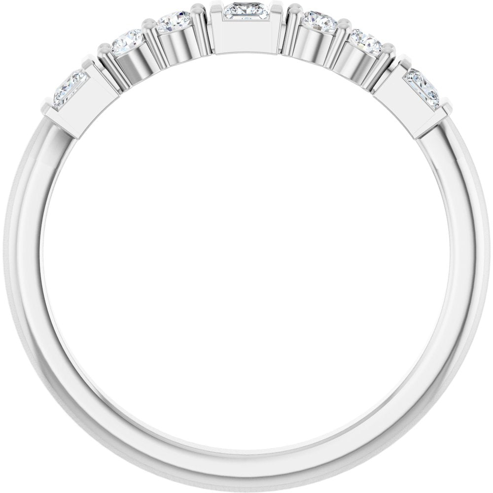 Petunia 1/2 Eternity Band