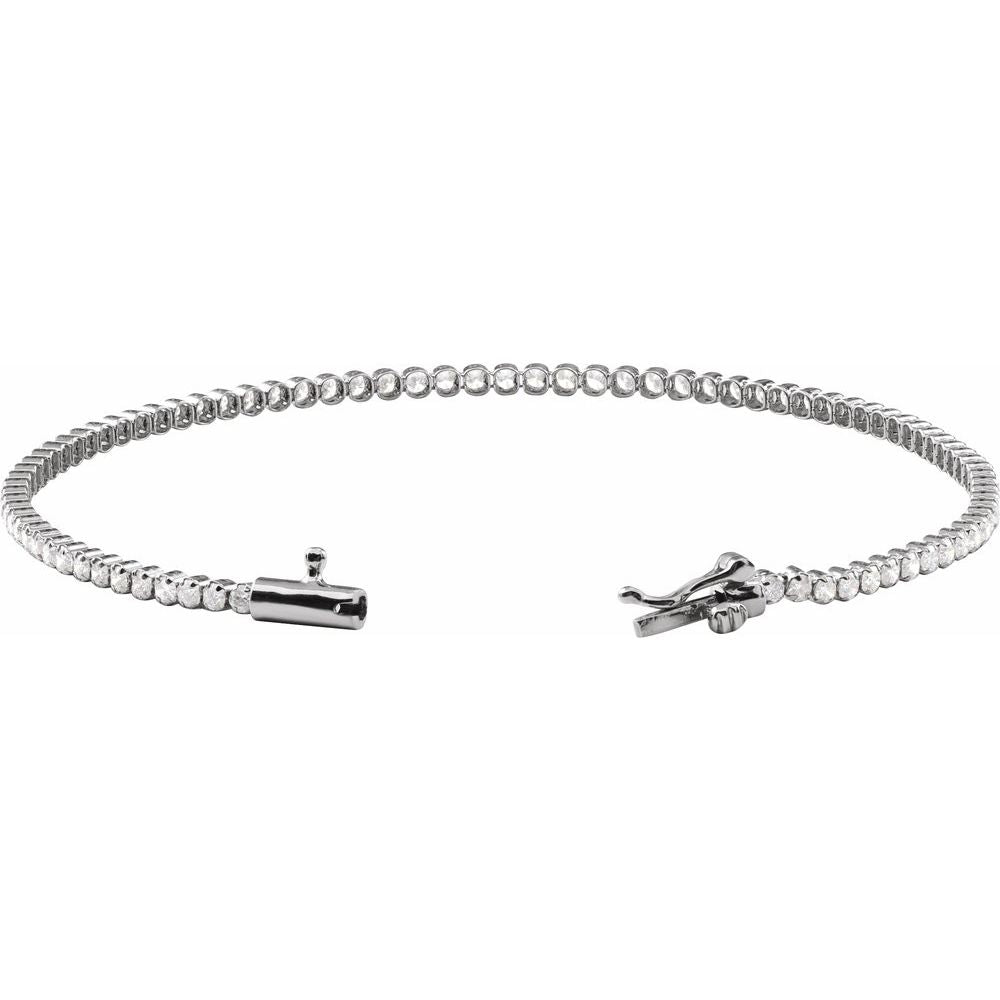Lavender Diamond Tennis Bracelet