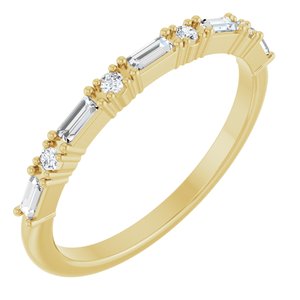 Larkspur 1/2 Eternity Band