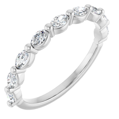 Tulip Half Eternity Band