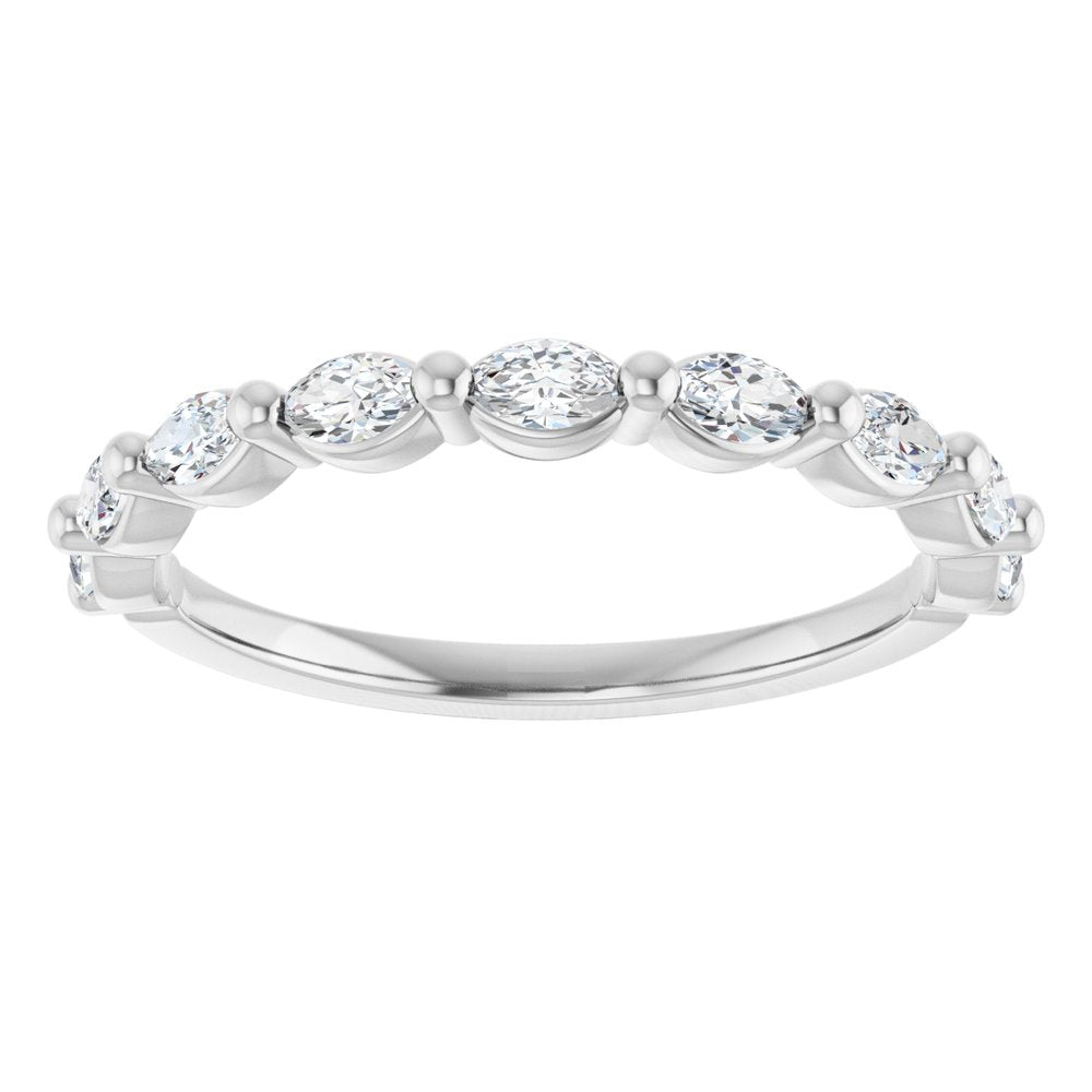 Tulip Half Eternity Band