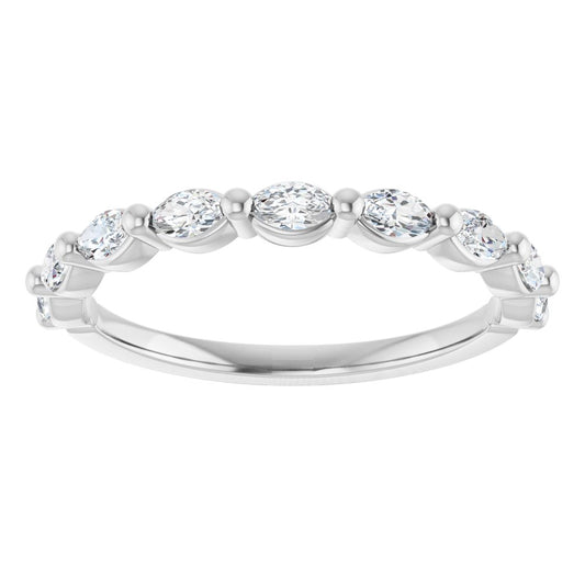 Tulip Half Eternity Band