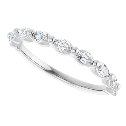 Tulip Half Eternity Band