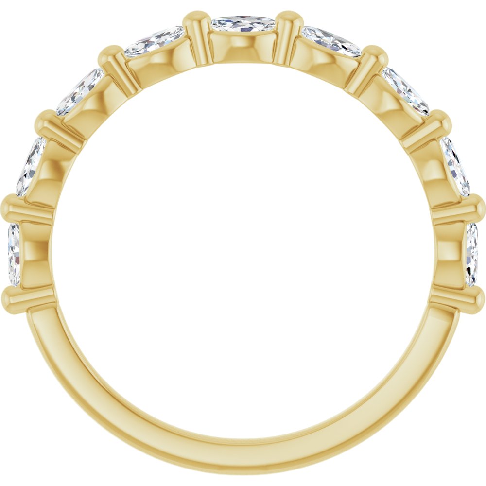 Tulip Half Eternity Band