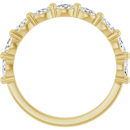 Tulip Half Eternity Band