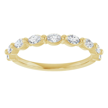 Tulip Half Eternity Band
