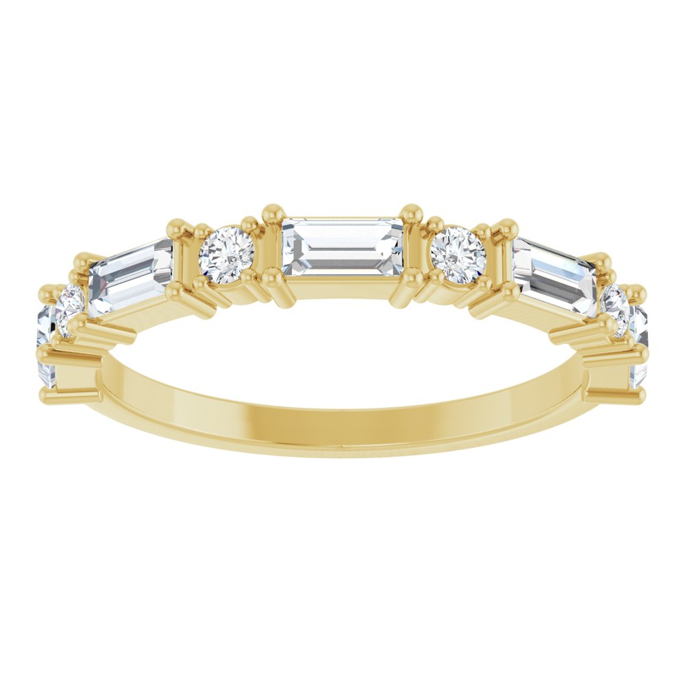 Larkspur 1/2 Eternity Band