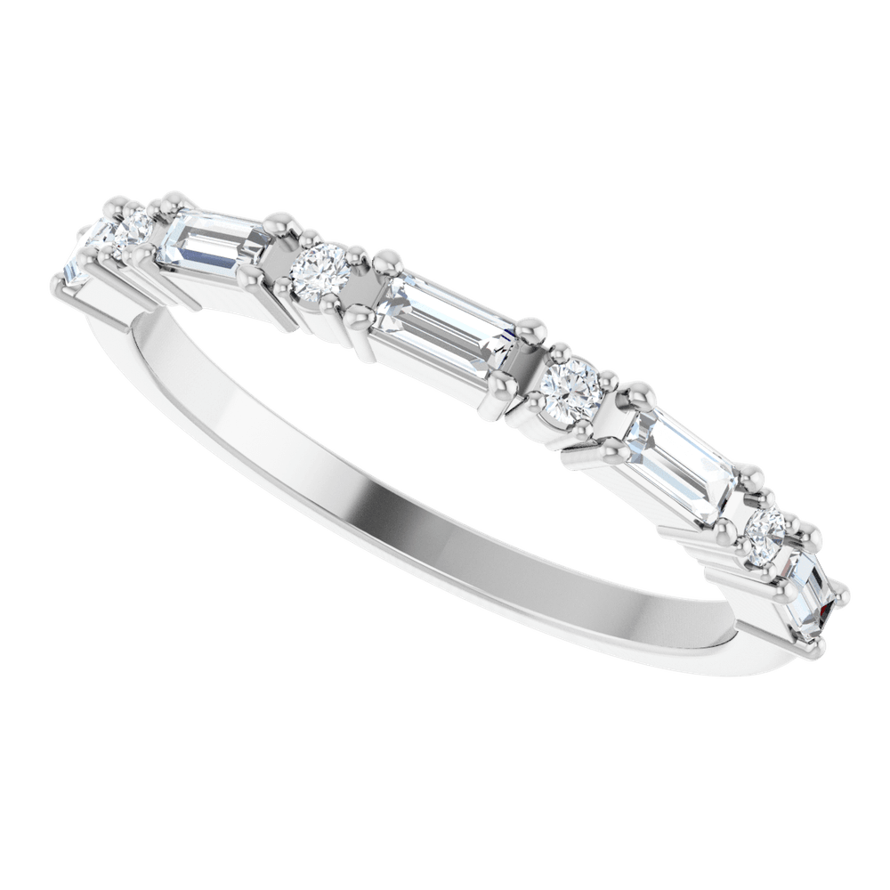 Larkspur 1/2 Eternity Band