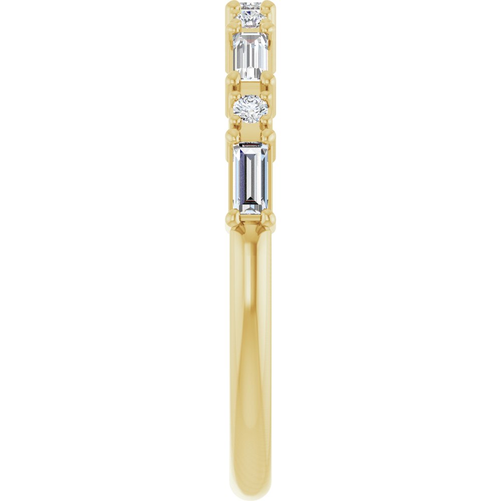 Larkspur 1/2 Eternity Band