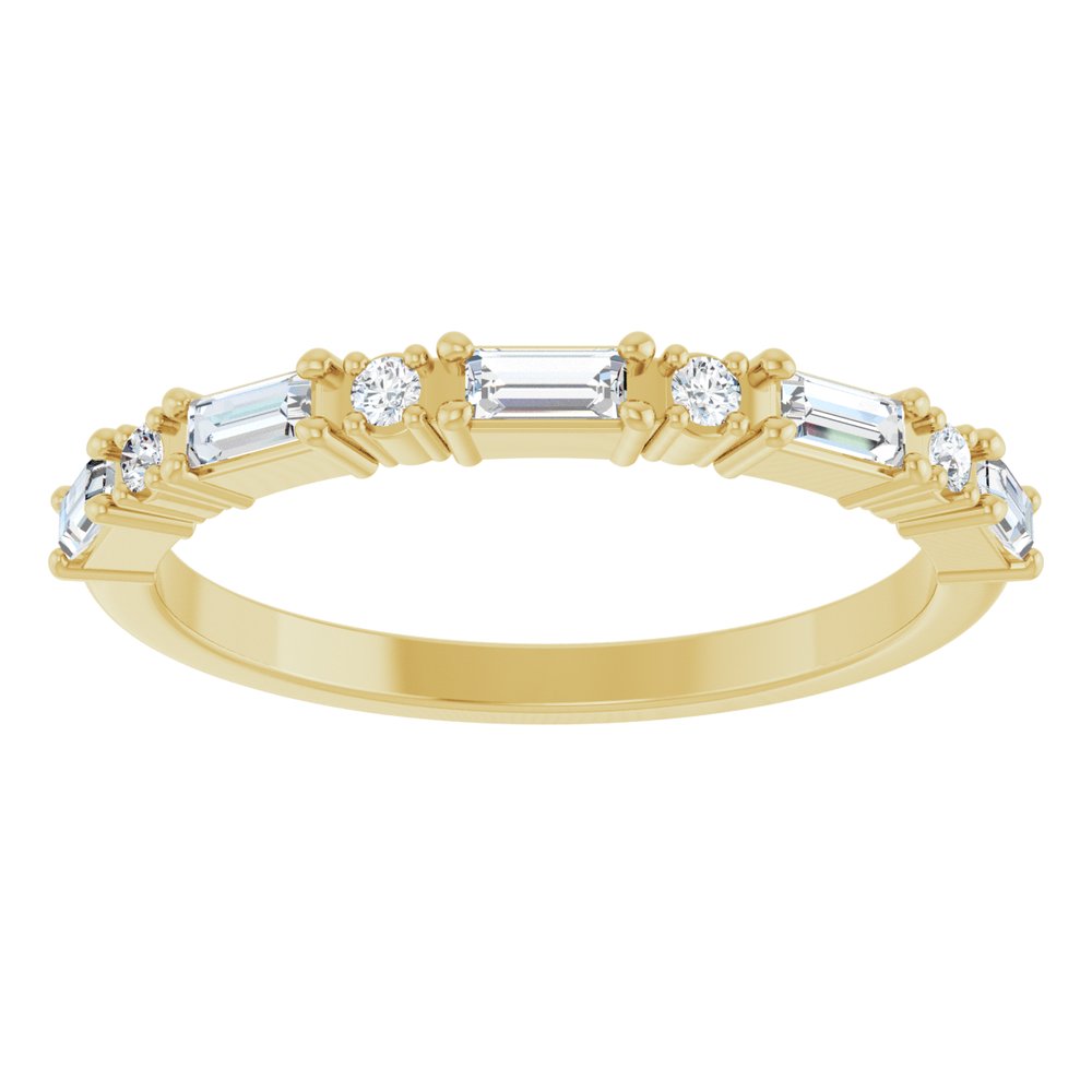 Larkspur 1/2 Eternity Band