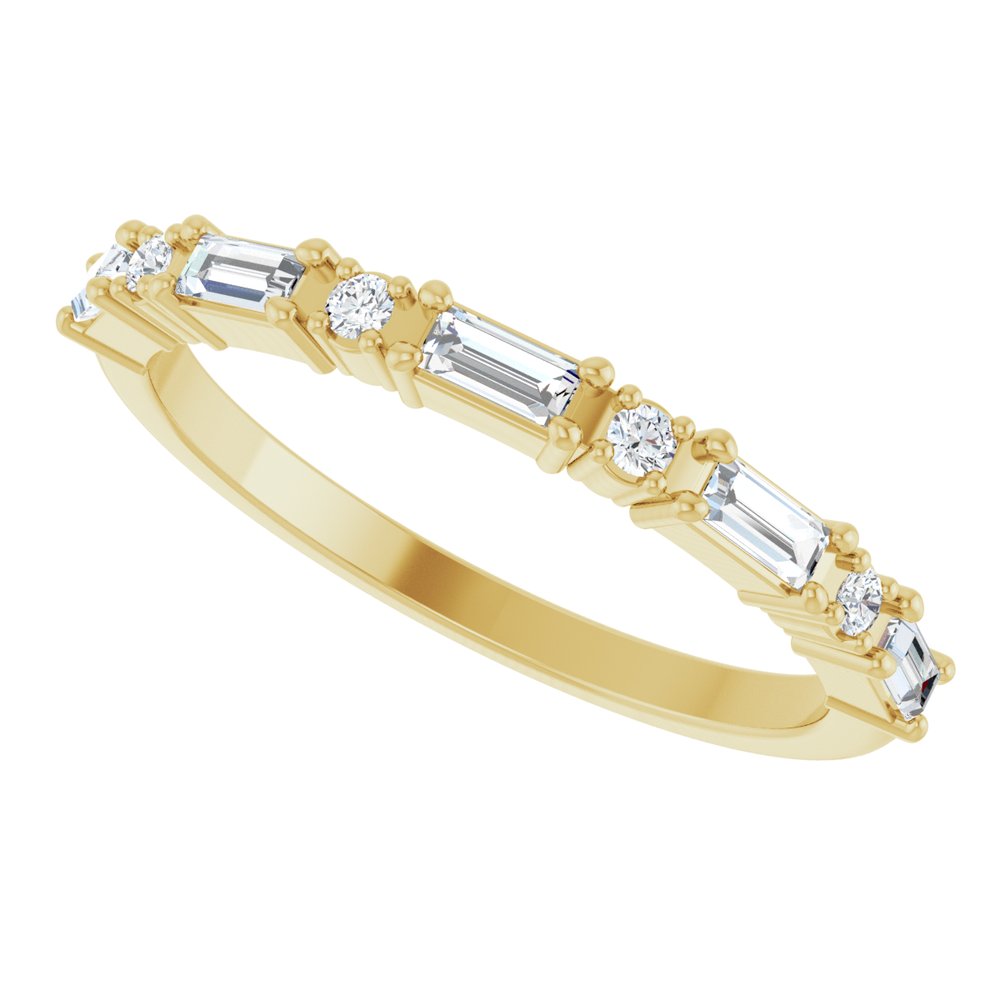 Larkspur 1/2 Eternity Band