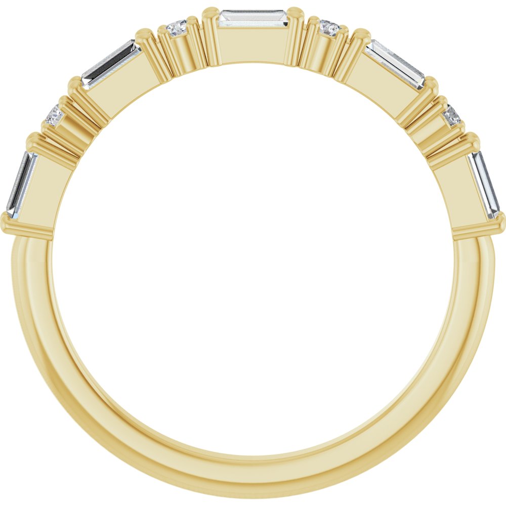 Larkspur 1/2 Eternity Band