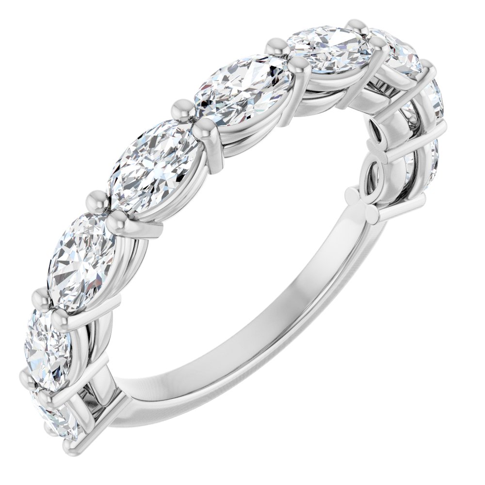 Primrose 1/2 Oval Eternity Band