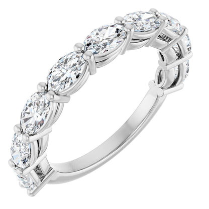 Primrose 1/2 Oval Eternity Band