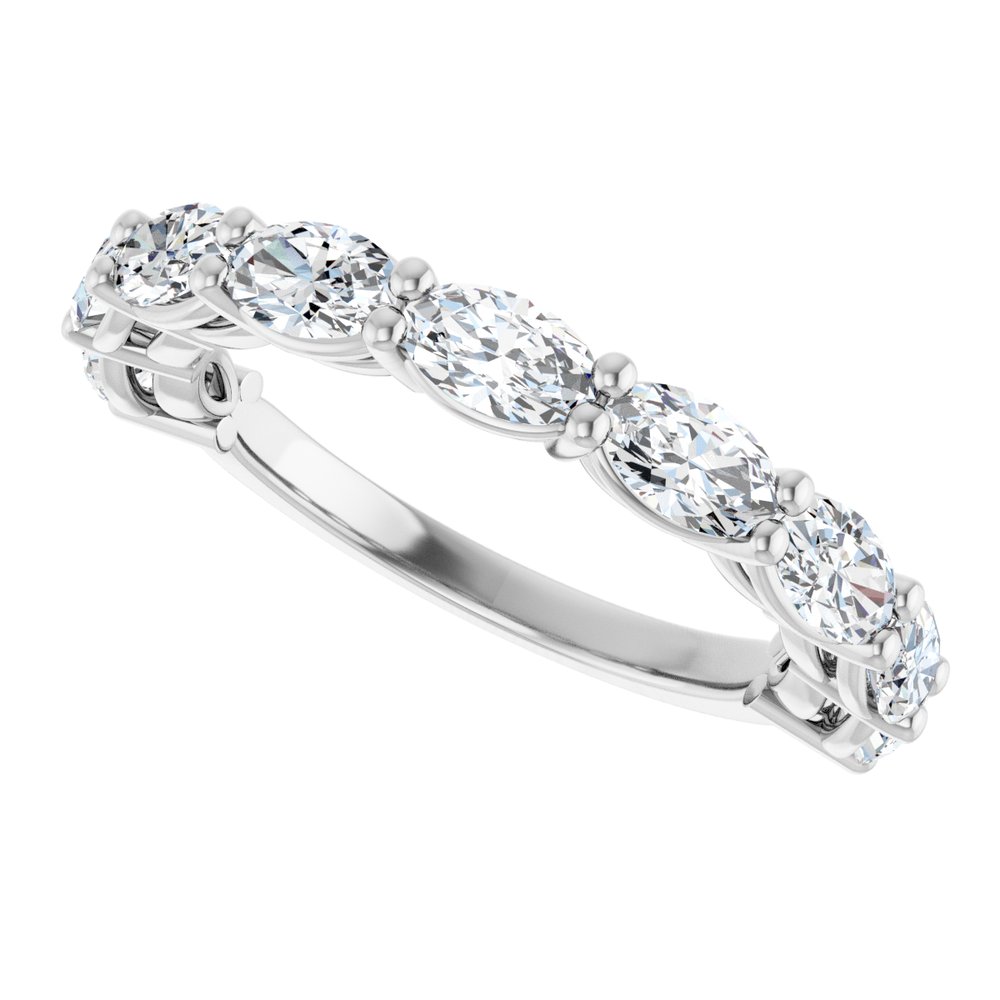 Primrose 1/2 Oval Eternity Band