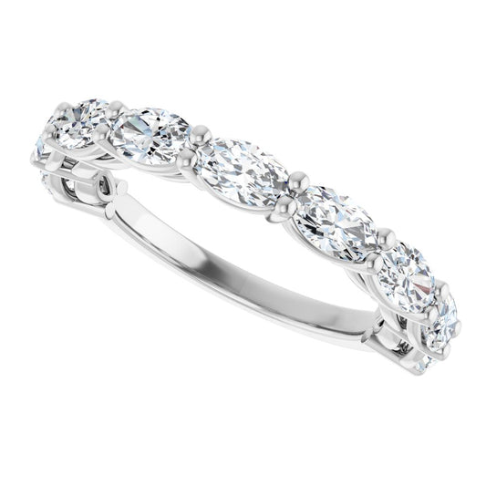 Primrose 1/2 Oval Eternity Band