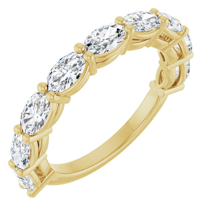 Primrose 1/2 Oval Eternity Band