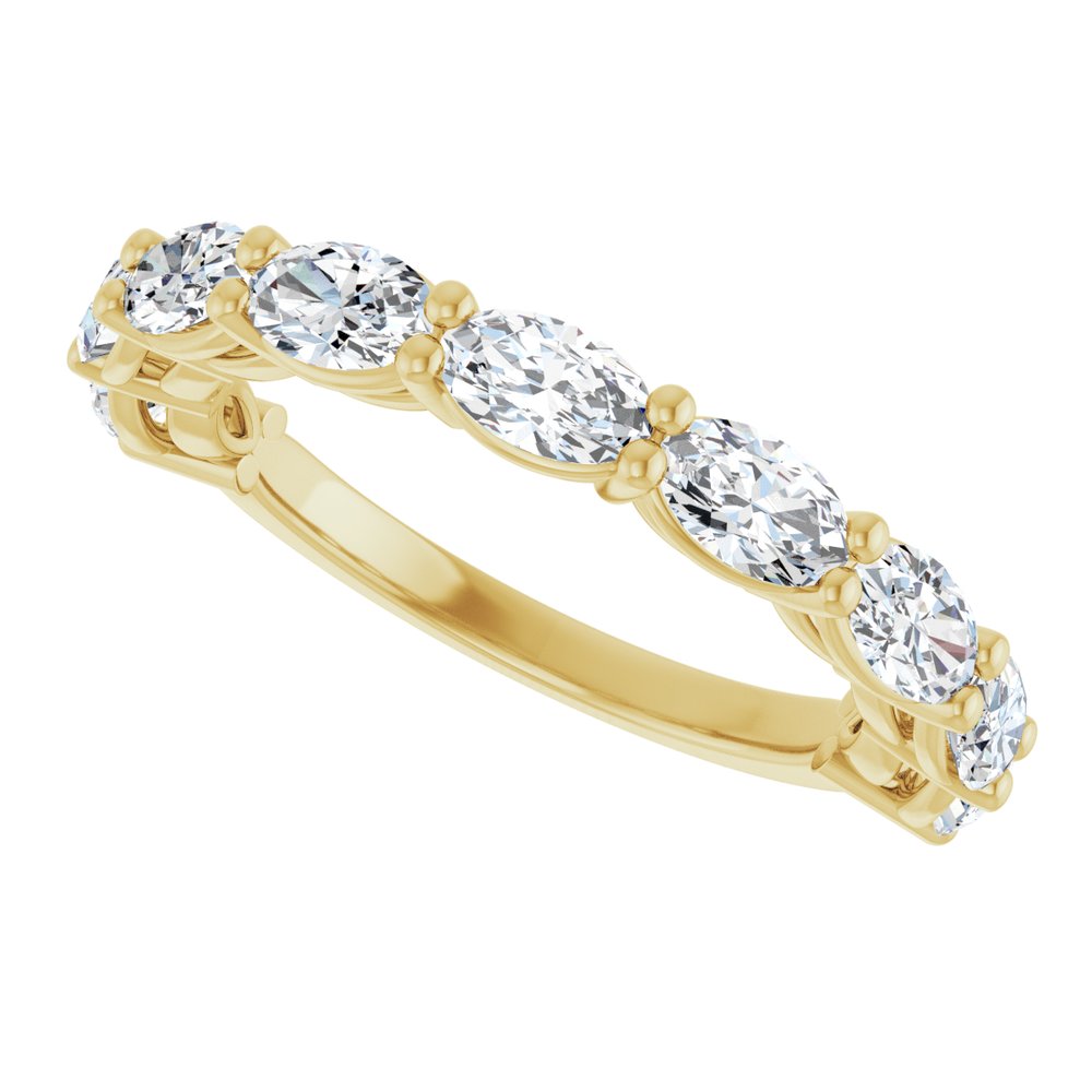 Primrose 1/2 Oval Eternity Band