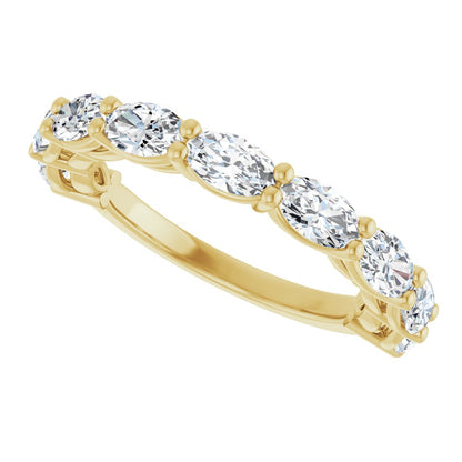 Primrose 1/2 Oval Eternity Band