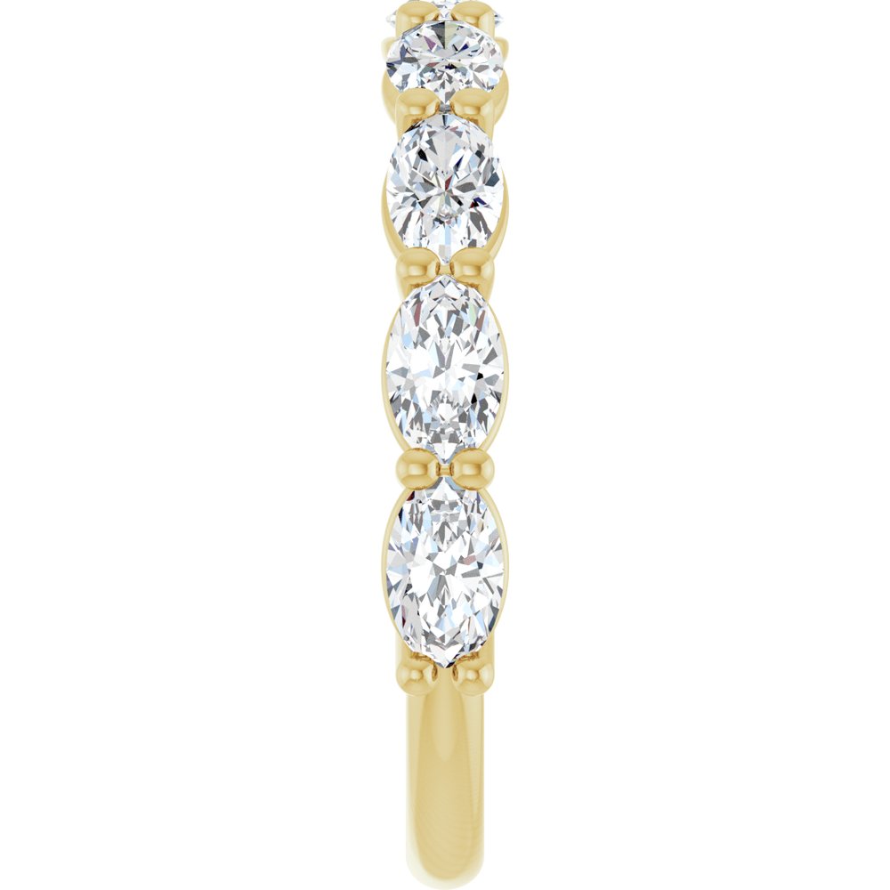 Primrose 1/2 Oval Eternity Band