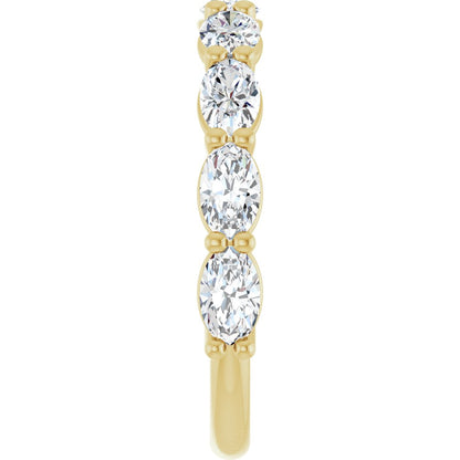 Primrose 1/2 Oval Eternity Band