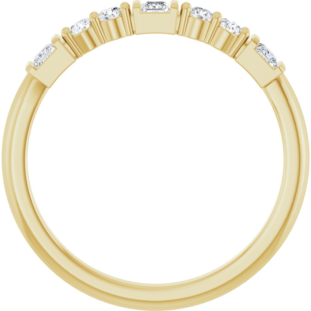 Petunia 1/2 Eternity Band
