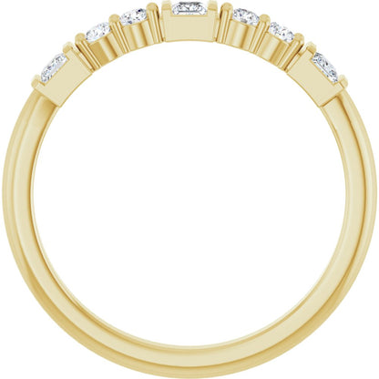 Petunia 1/2 Eternity Band