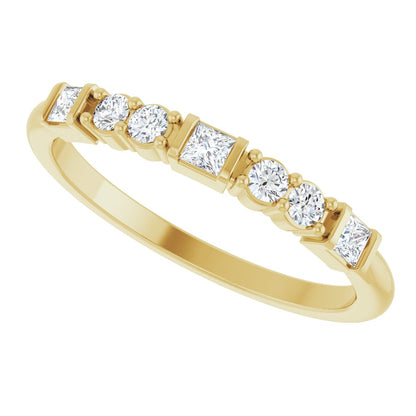 Petunia 1/2 Eternity Band