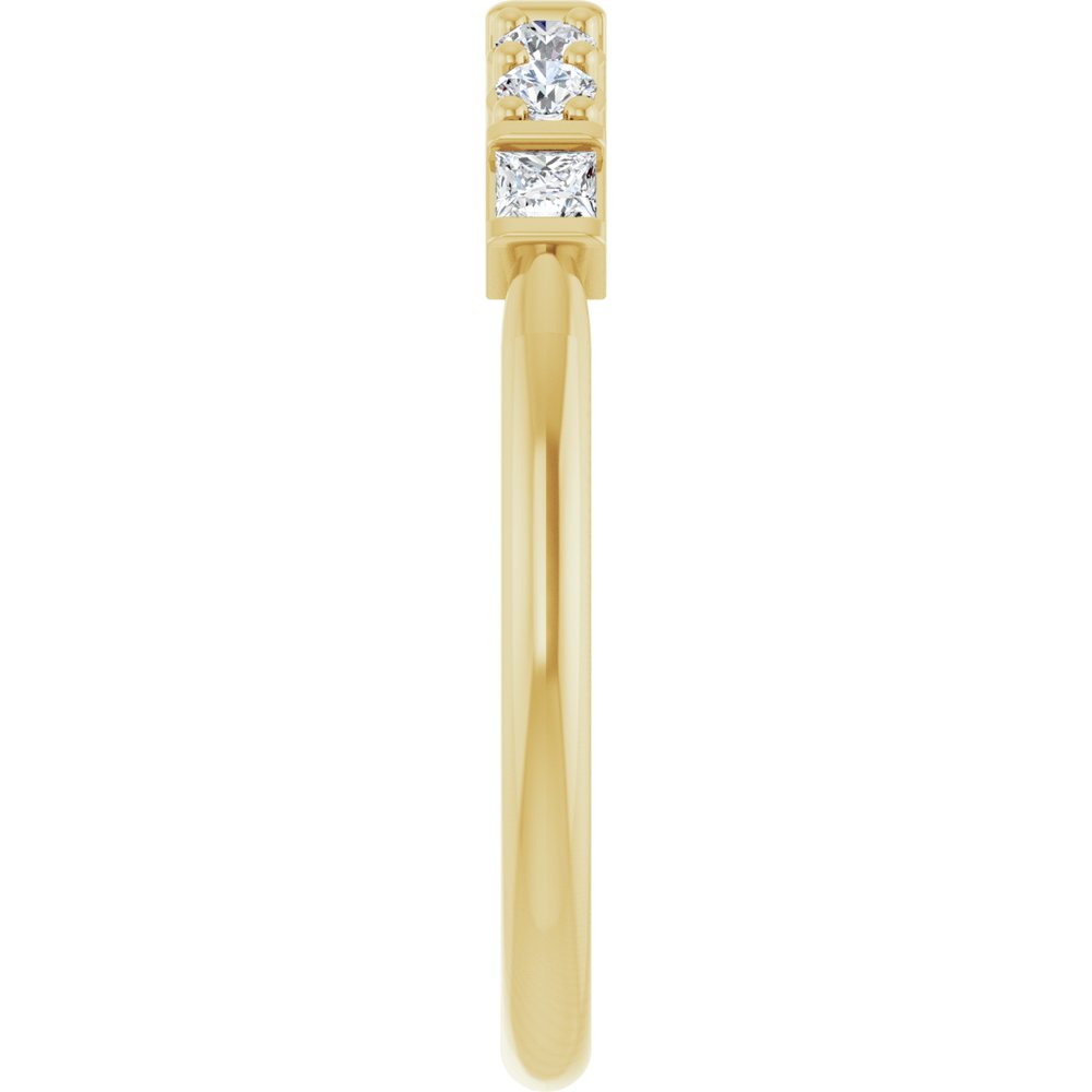 Petunia 1/2 Eternity Band