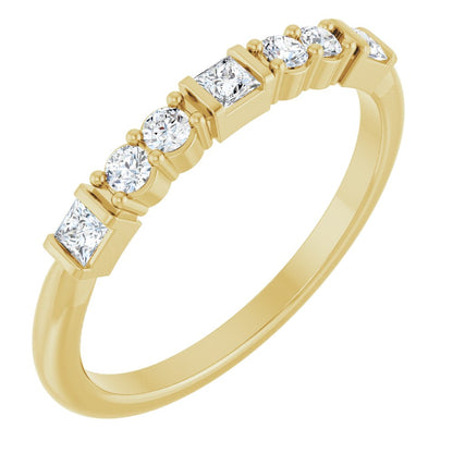 Petunia 1/2 Eternity Band