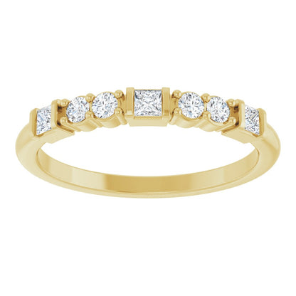 Petunia 1/2 Eternity Band