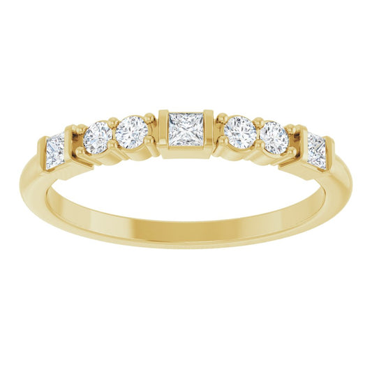 Petunia 1/2 Eternity Band