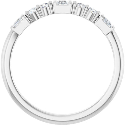 Petunia 1/2 Eternity Band