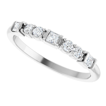 Petunia 1/2 Eternity Band
