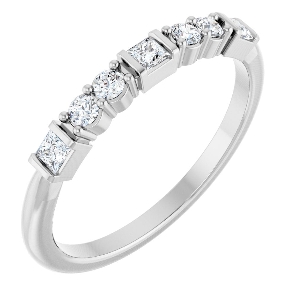 Petunia 1/2 Eternity Band