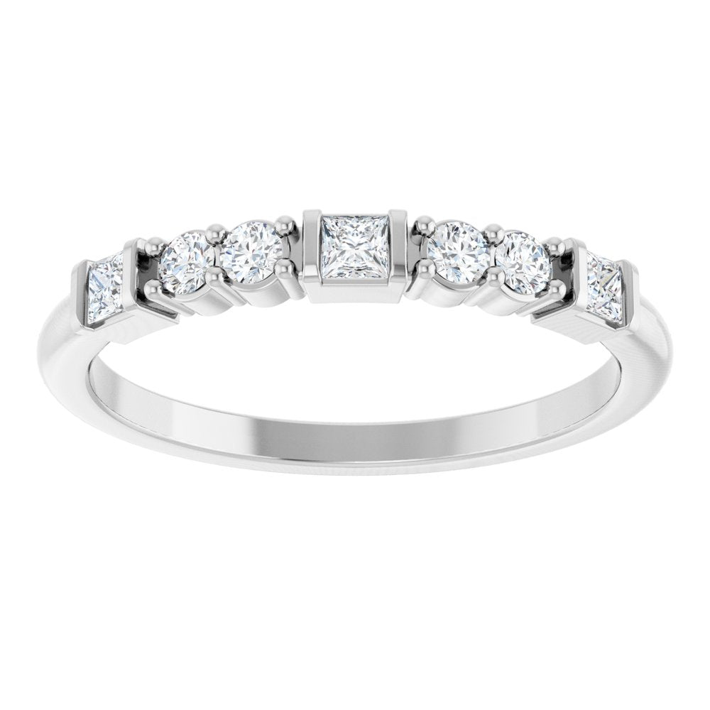 Petunia 1/2 Eternity Band