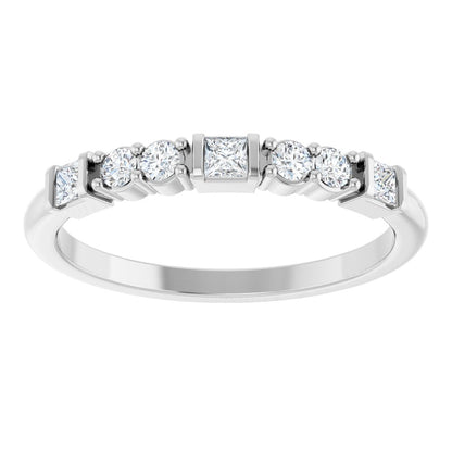 Petunia 1/2 Eternity Band