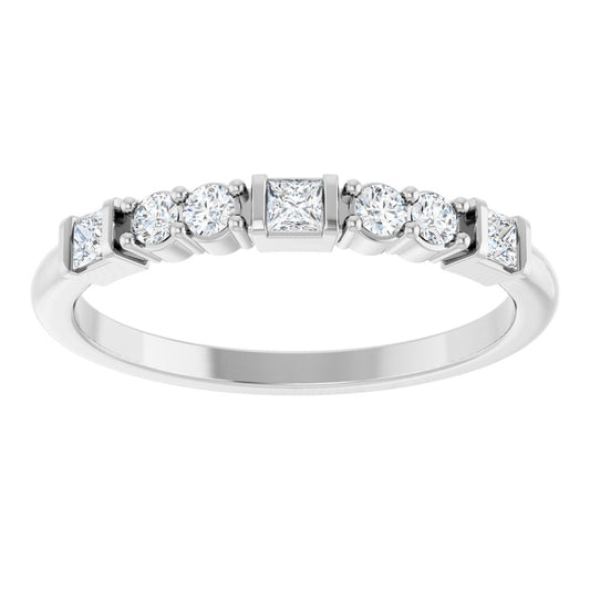 Petunia 1/2 Eternity Band
