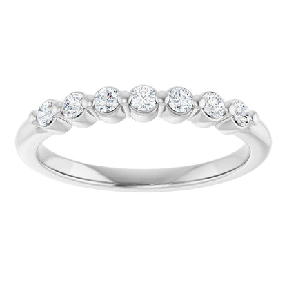 Freesia 1/2 Eternity Band