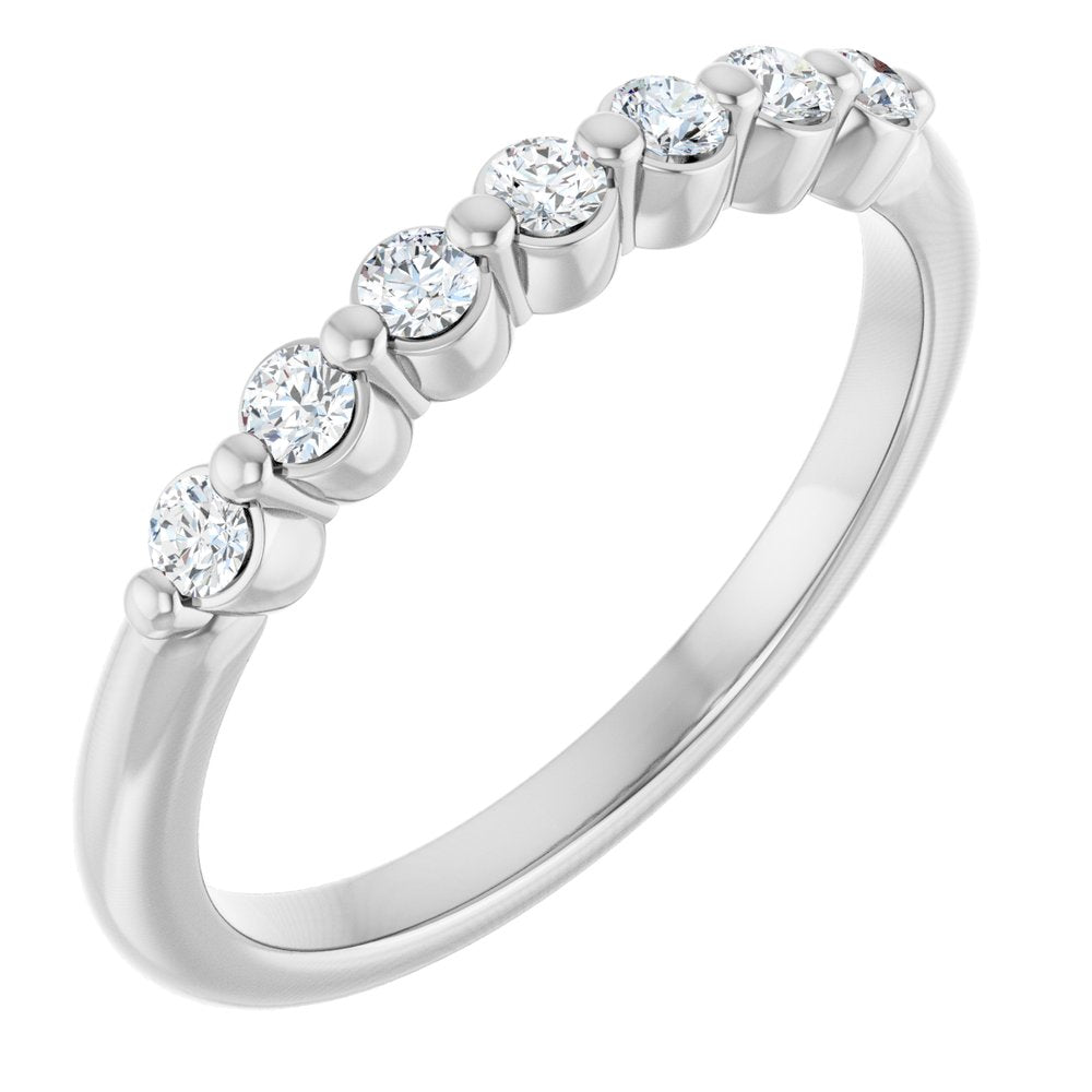 Freesia 1/2 Eternity Band
