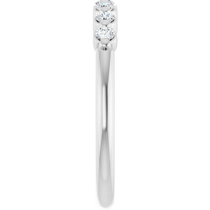 Freesia 1/2 Eternity Band