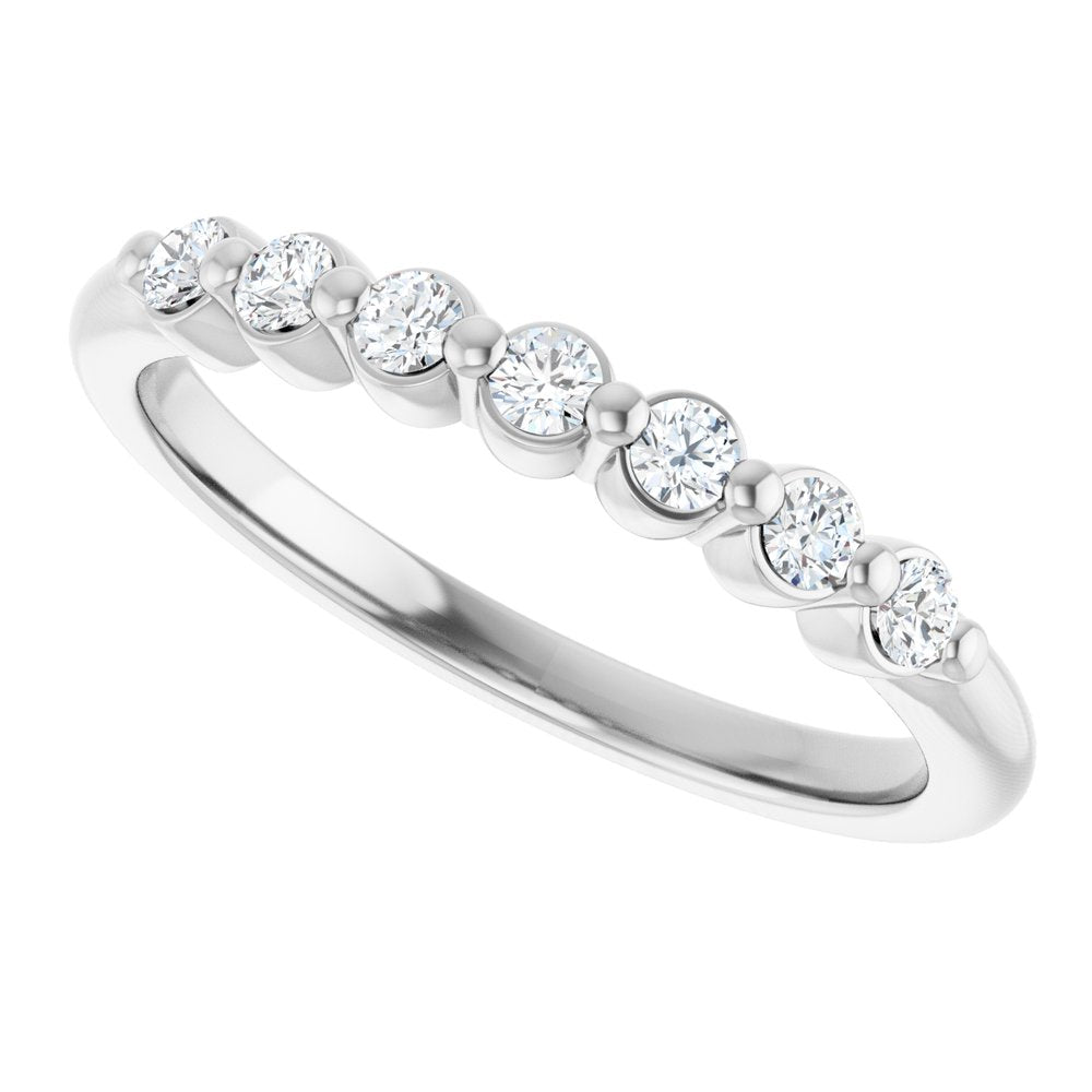 Freesia 1/2 Eternity Band