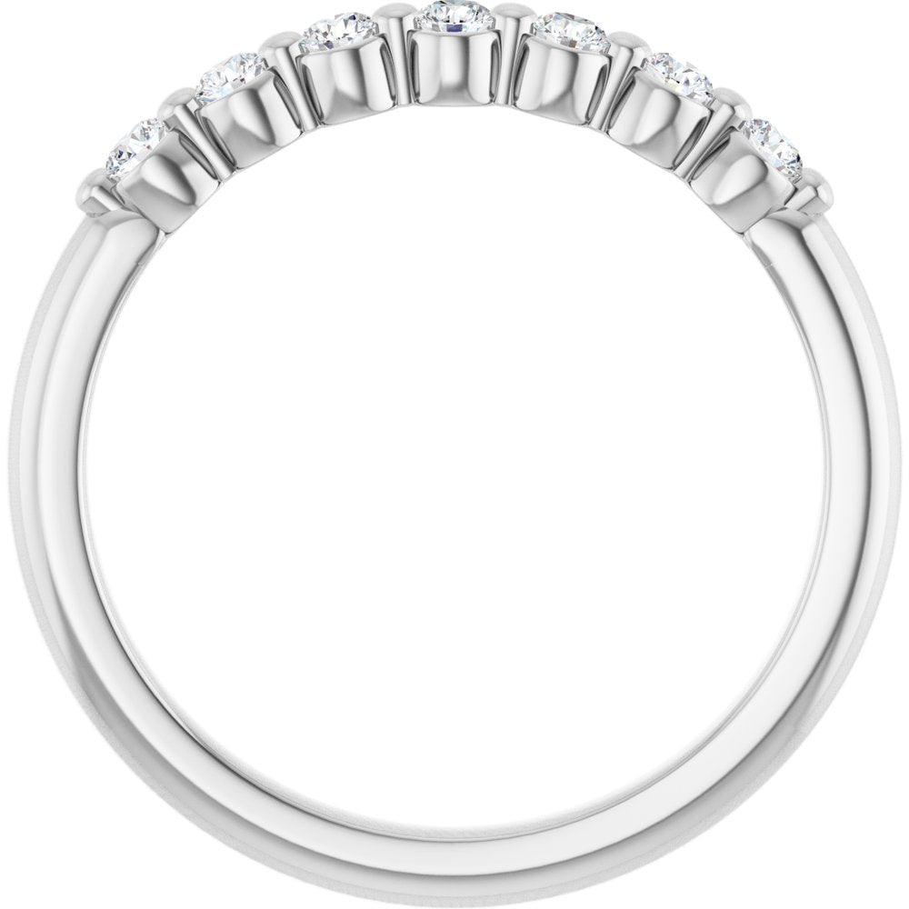 Freesia 1/2 Eternity Band