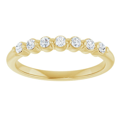 Freesia 1/2 Eternity Band