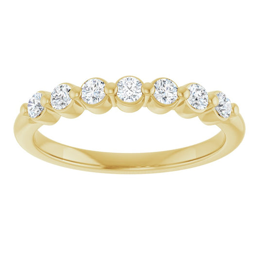 Freesia 1/2 Eternity Band