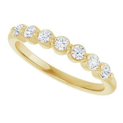 Freesia 1/2 Eternity Band