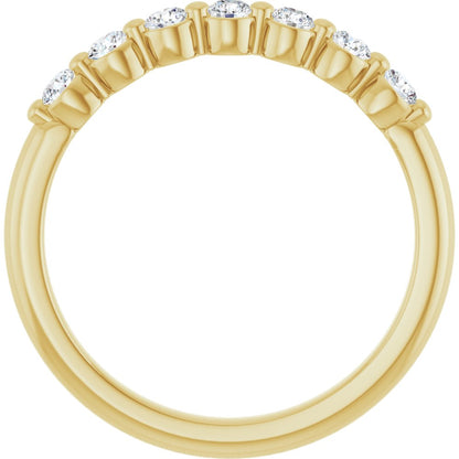 Freesia 1/2 Eternity Band