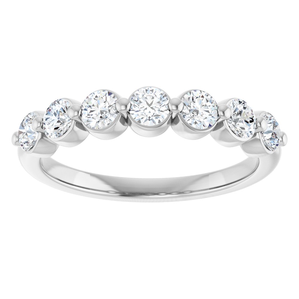 Freesia 1/2 Eternity Band