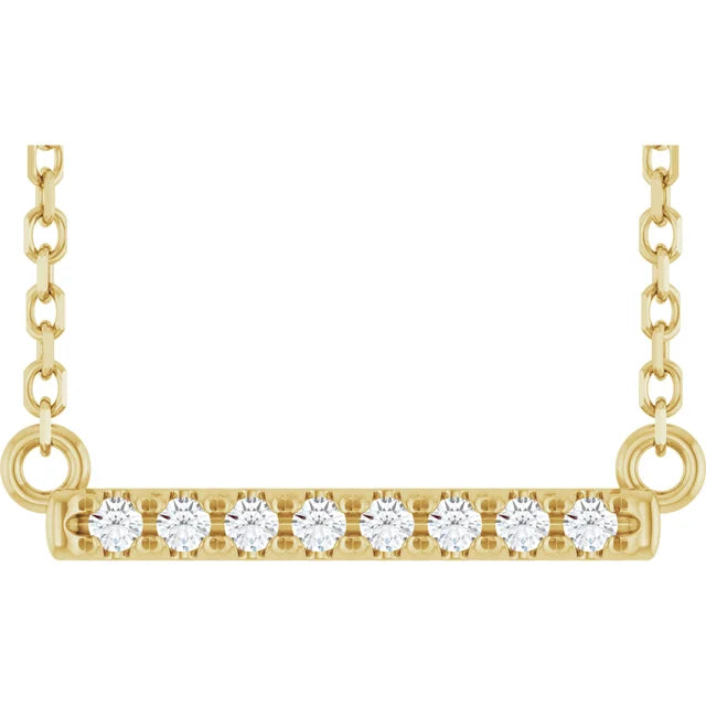 Anemone Bar Necklace